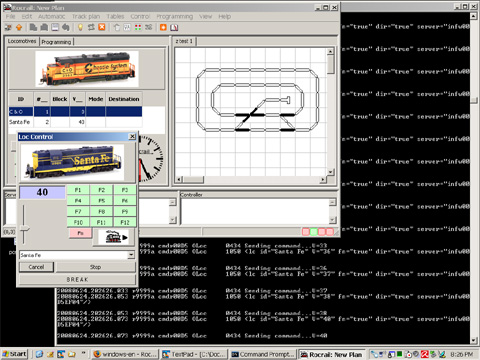 Rocrail sous Windows XP